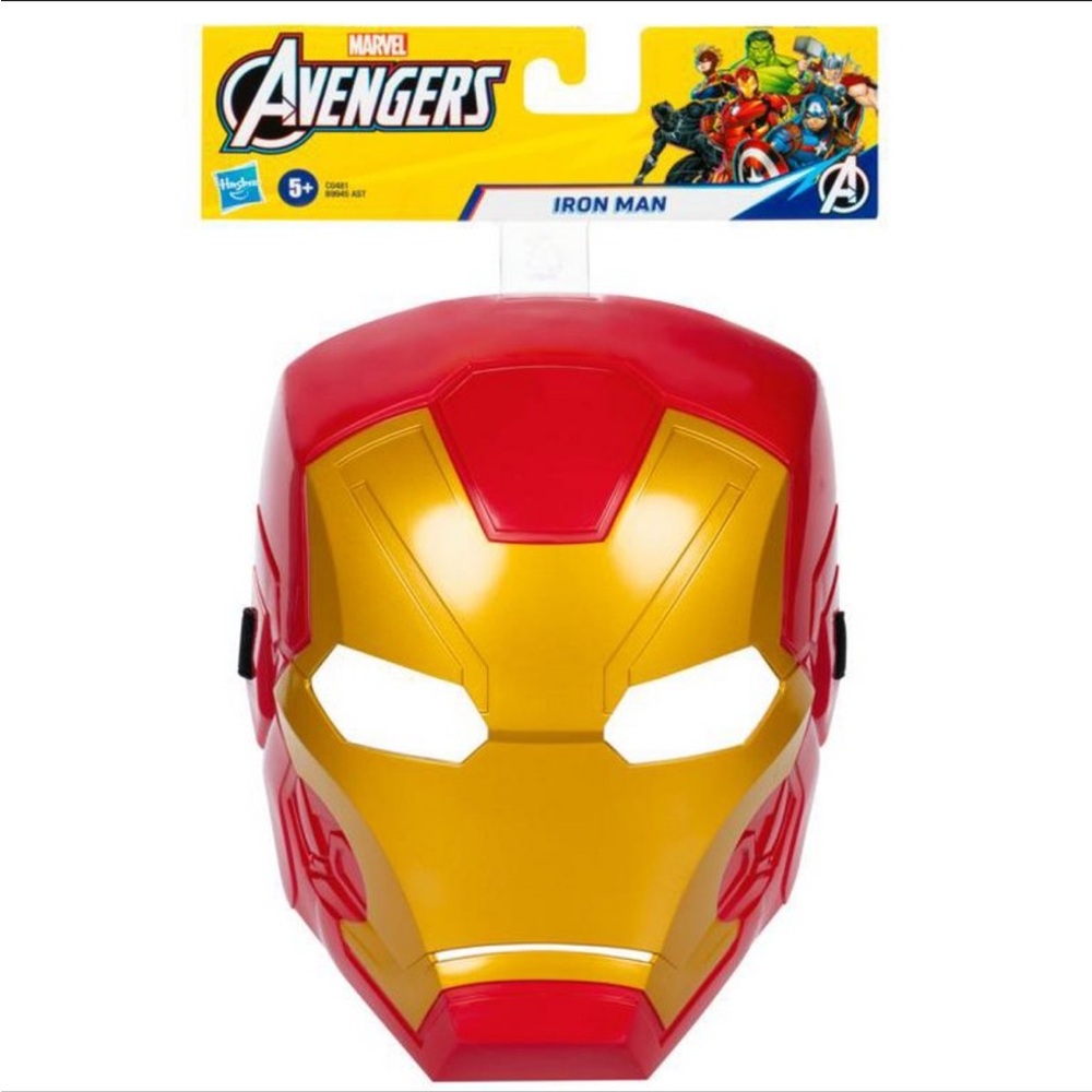 New in original package Marvel Iron Mask-MASK ONLY Halloween costume dress up.